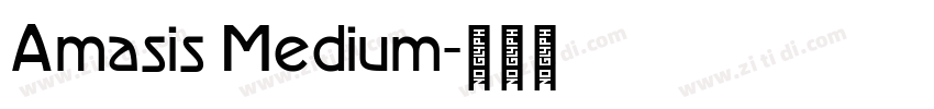 Amasis Medium字体转换
